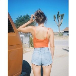 BDG Highwaisted Mom Short-Light Wash Shorts